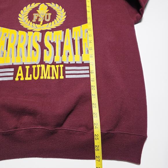 Vintage Ferris State University Sweatshirt XL University Crewneck Pullover 90's - Picture 6 of 8